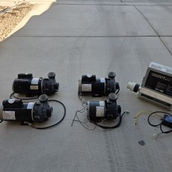 Cal Spas Motors, Heat Exchanger, Spa Steps, Spa Lid