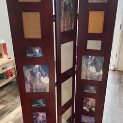 Wooden 3-Panel Collage Divider