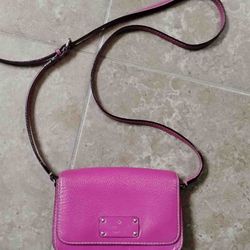💖 Kate Spade Crossbody Bag - Hot Pink Leather