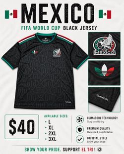 Mexico Jersey Black