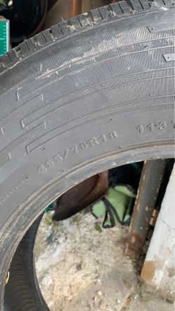 18 inch tire. 255/70/R18