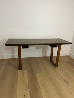 Wood office desk
