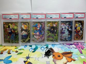 DragonBall Super Masters BT30-143,144,145,146,147,148 PSA 10 *Full CR SEQUENTIAL Set*