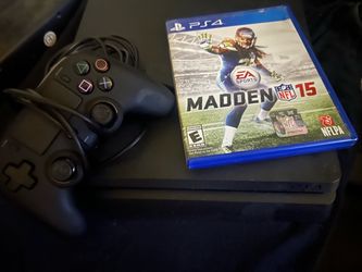 PS4 Console with Controller and Madden NFL 15