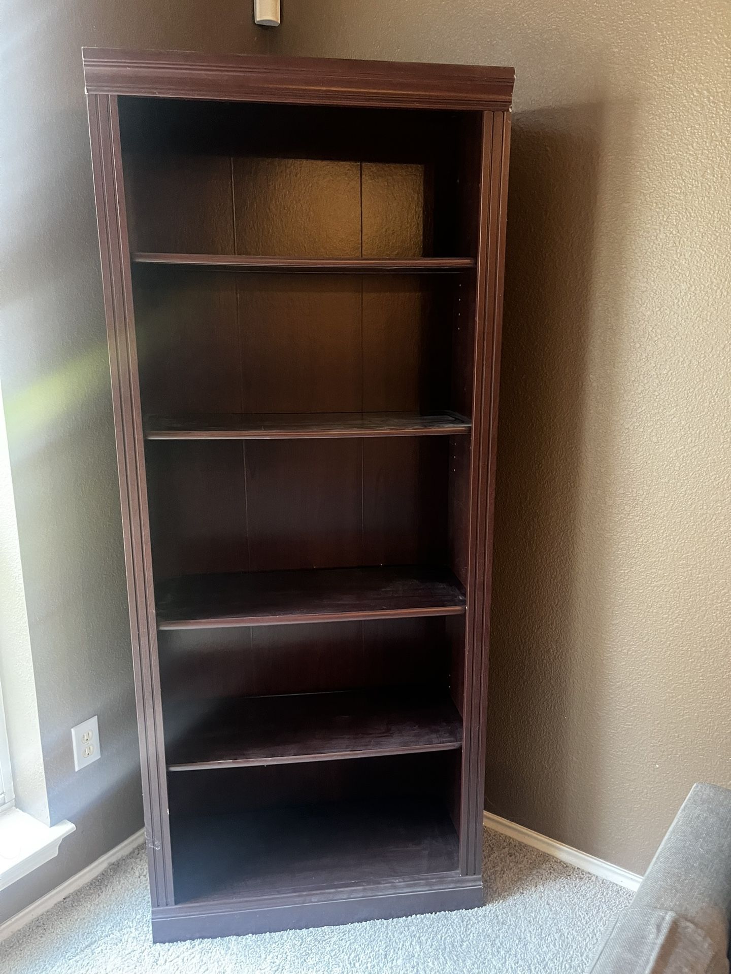 Tall 5-Shelf Bookshelf