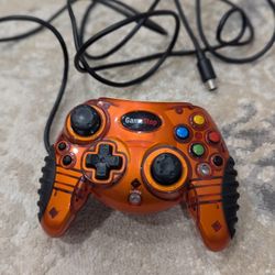Mad Catz GameStop Wired Controller for Microsoft Xbox Orange.