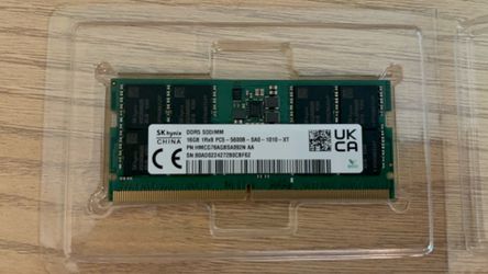 16 GB DDR5 SODIMM, 2 of them