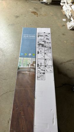 Vinyl plank (glue down) waterproof flooring