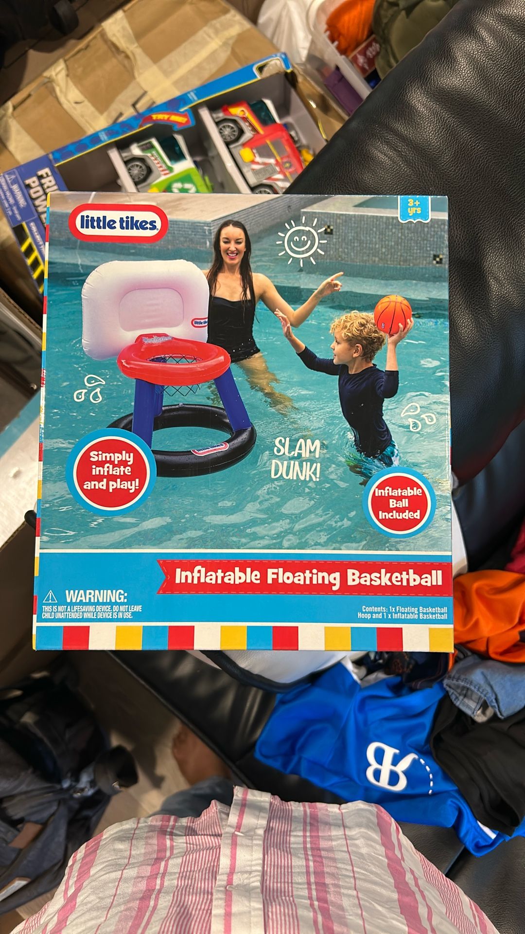 BRAND NEW, UNOPENED Inflatable Floating Basketball