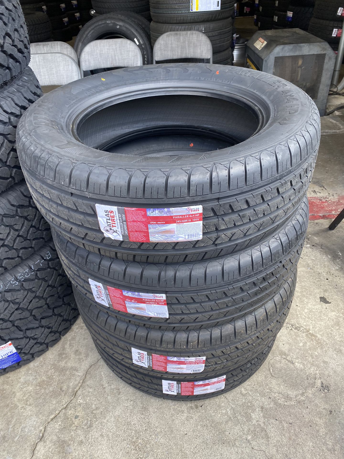 245/60r18 Atlas New Tires Available - Call Us And Ask About Your Size