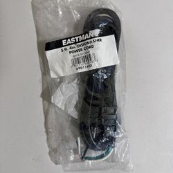 Eastman Universal Dishwasher Power Plug Kit Dishwasher Power Cord 5' 4"