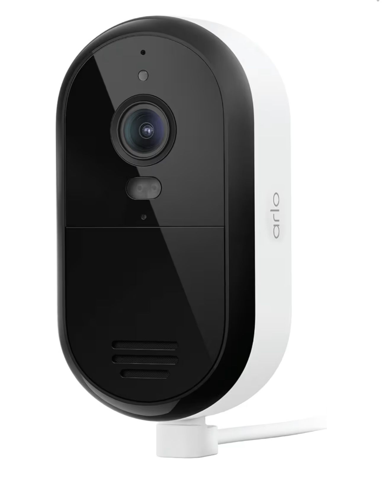Arlo Essential 2K Security Camera (2025 Release), Continuous Wired Plug-in Power, Person Recognition, Package Detection, Animated Preview, 1-Month Tri