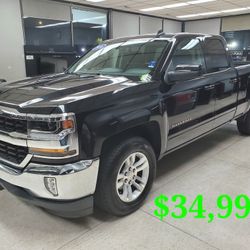 2016  CHEVY  SILVERADO  (Low Miles!) $34,991!