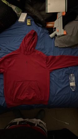 Red Jordan Hoodie Size Medium