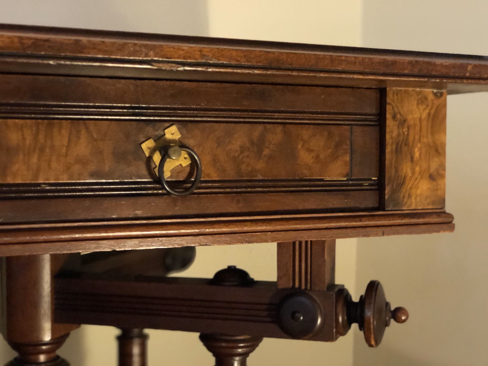 Nana’s 1920 Antique Handcrafted Wood Desk