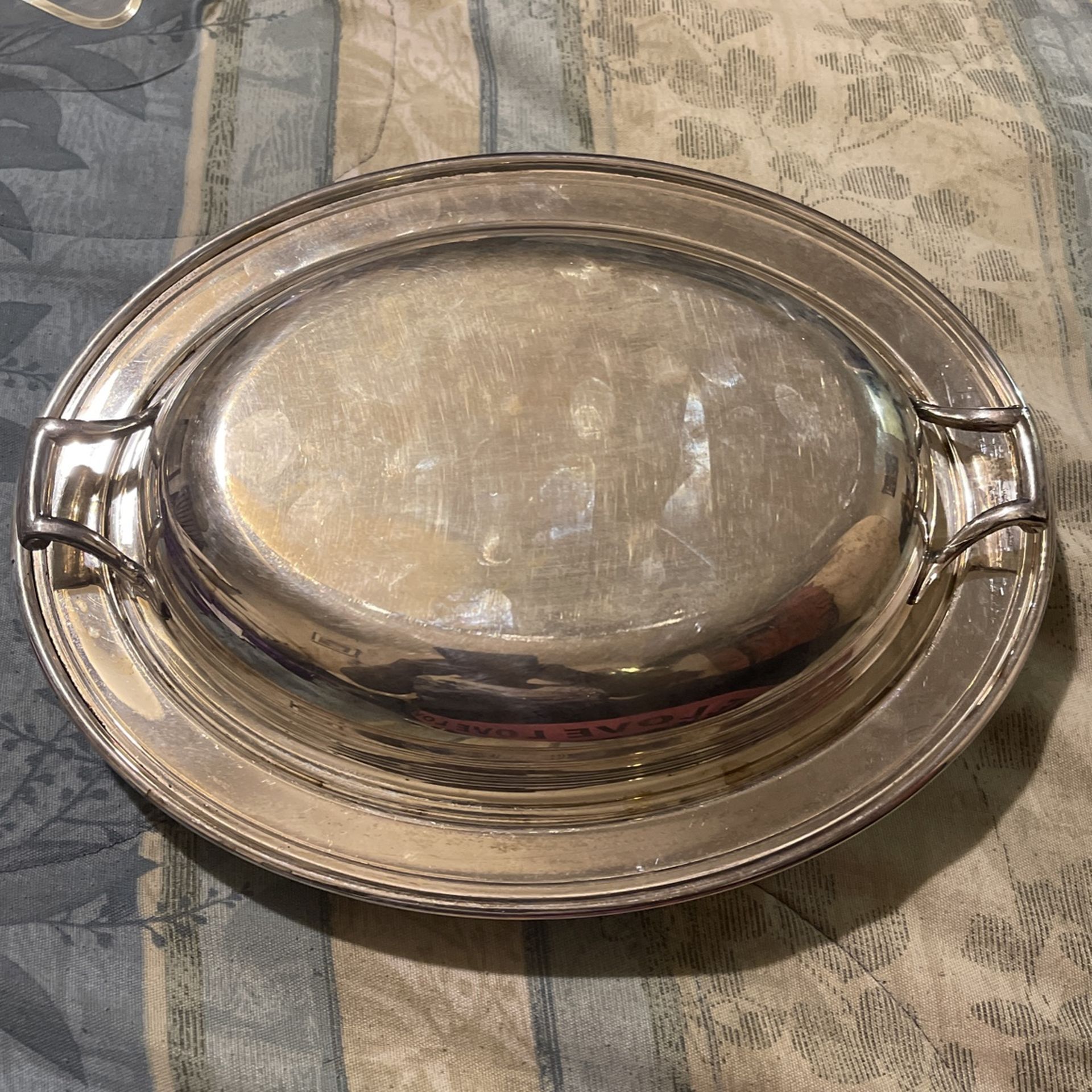 Silver Plated Covered Dish