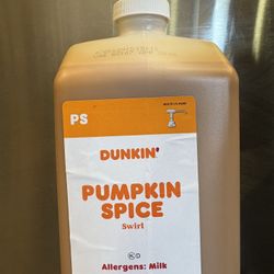 Dunkin Pumpkin Spice Swirl! 