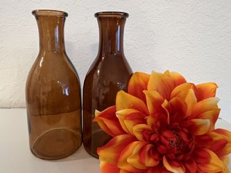 (SET OF 2) BEAUTIFUL VASES HOME DECOR 