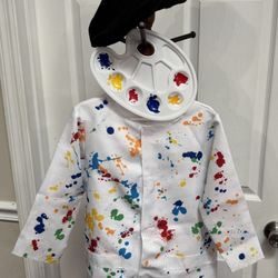 Child Painter Artist Costume Fits 4-6 Yo Just $5 