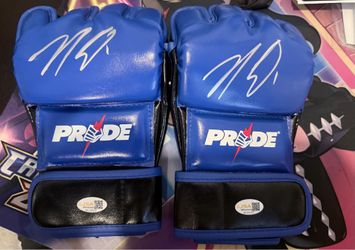 Nick Diaz autographed lot