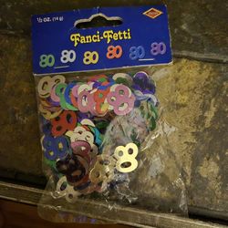 Fanci-fetti Number 80 Confetti 