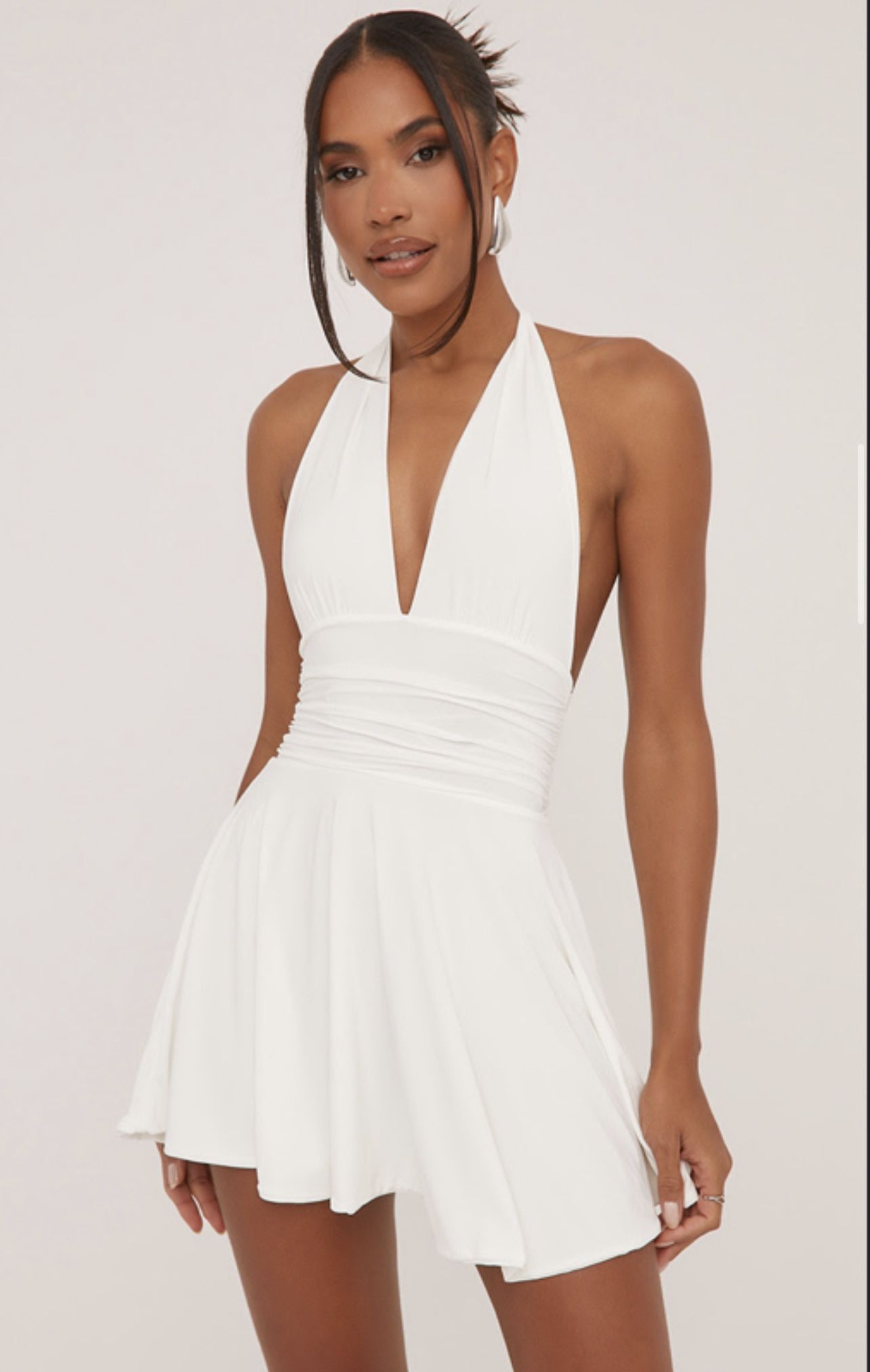 White Graduation Dress