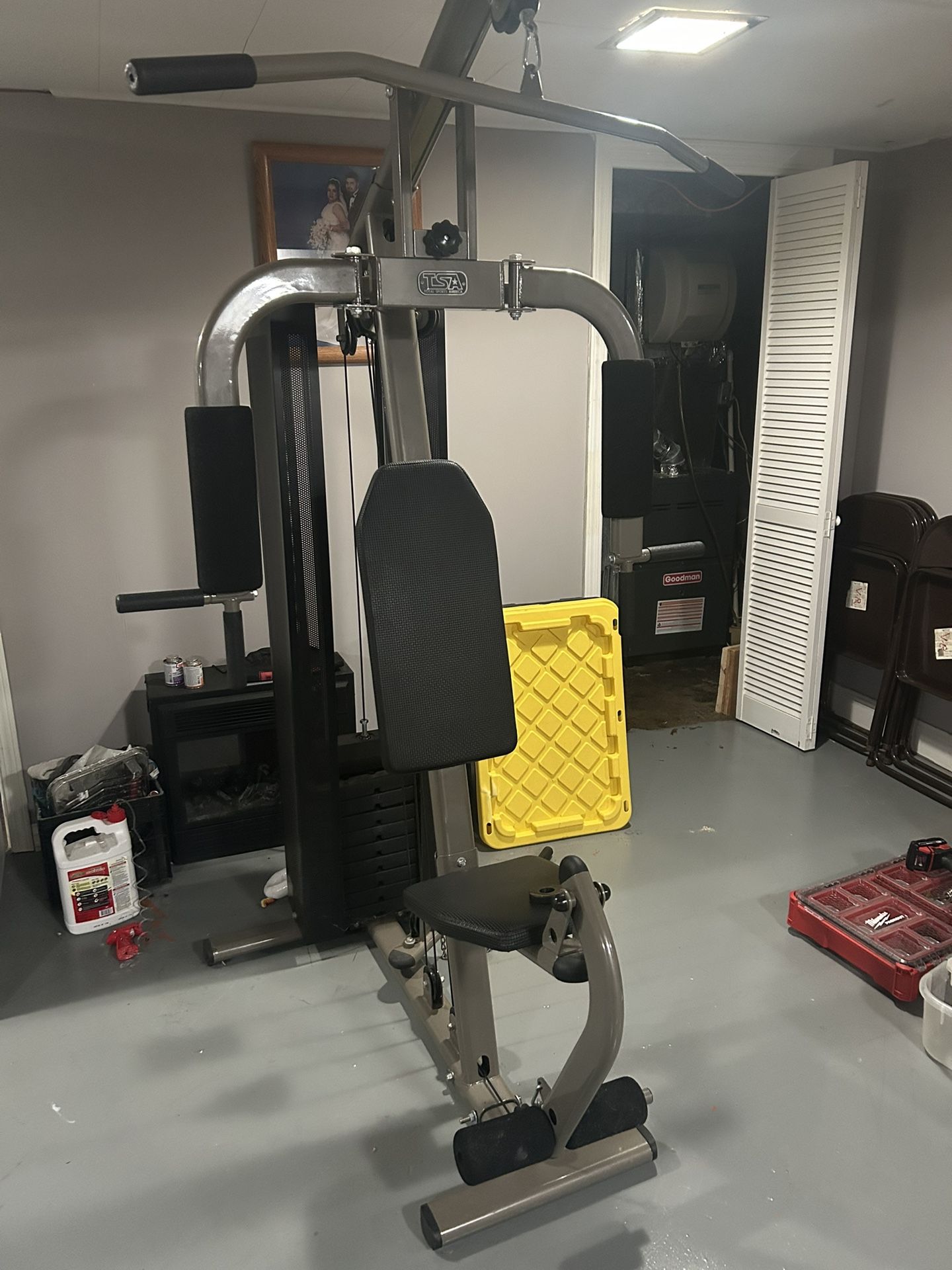 TSA workout machine
