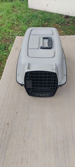 Caged for a small dog
