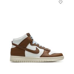 10.5M NIKE DUNK HIGH PECAN BROWN PRE OWNED ORIGINAL BOX