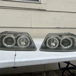 New Edge Mustang Headlights - Raxiom Dual LED Halo Projector