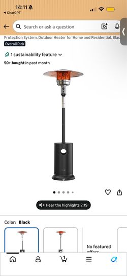 Patio heater