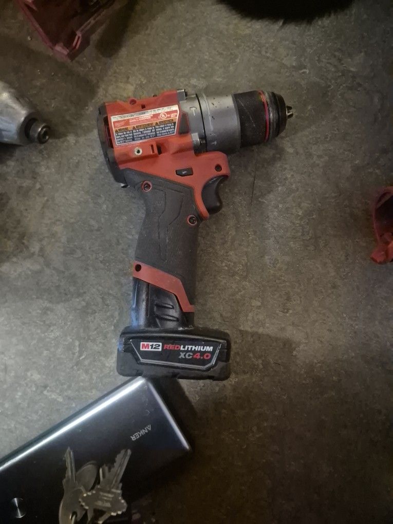 Milwaukee Drill And Battery
