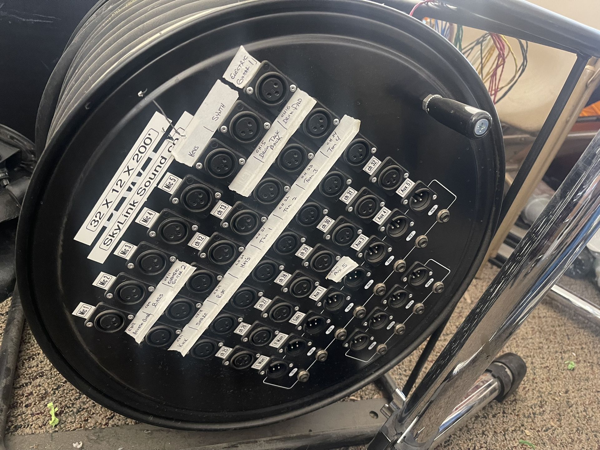 200ft 32 X 12 Snake And Stagebox