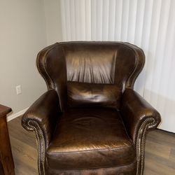 Real Leather Cowhide Chair