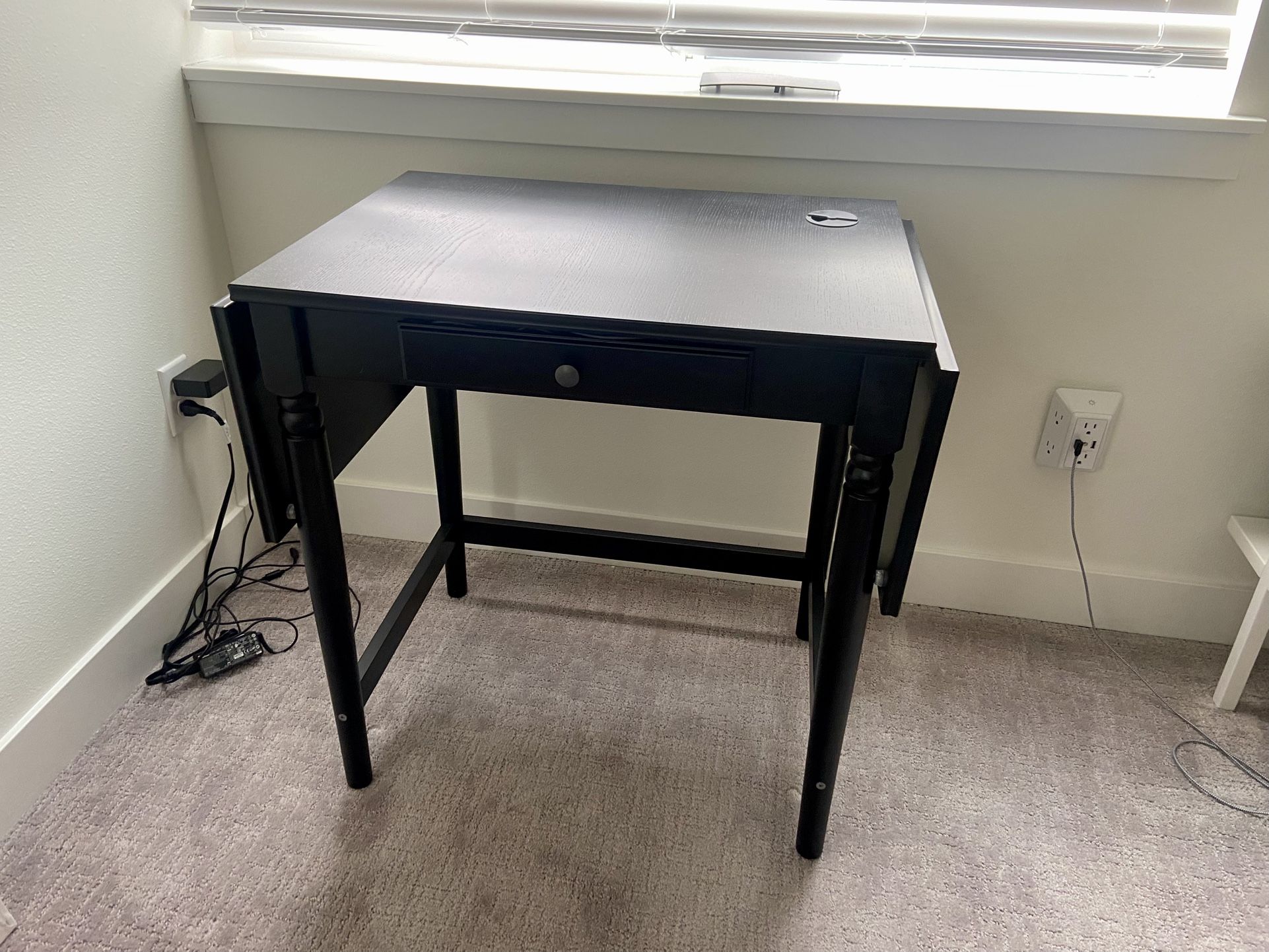 IKEA Ingatorp drop leaf desk