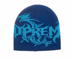 Supreme dragon beanie blue