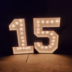 Number Marquee