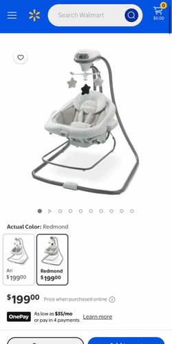 Graco baby swing and bouncer
