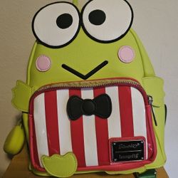 Sanrio Keroppi LoungeFly Mini Backpack