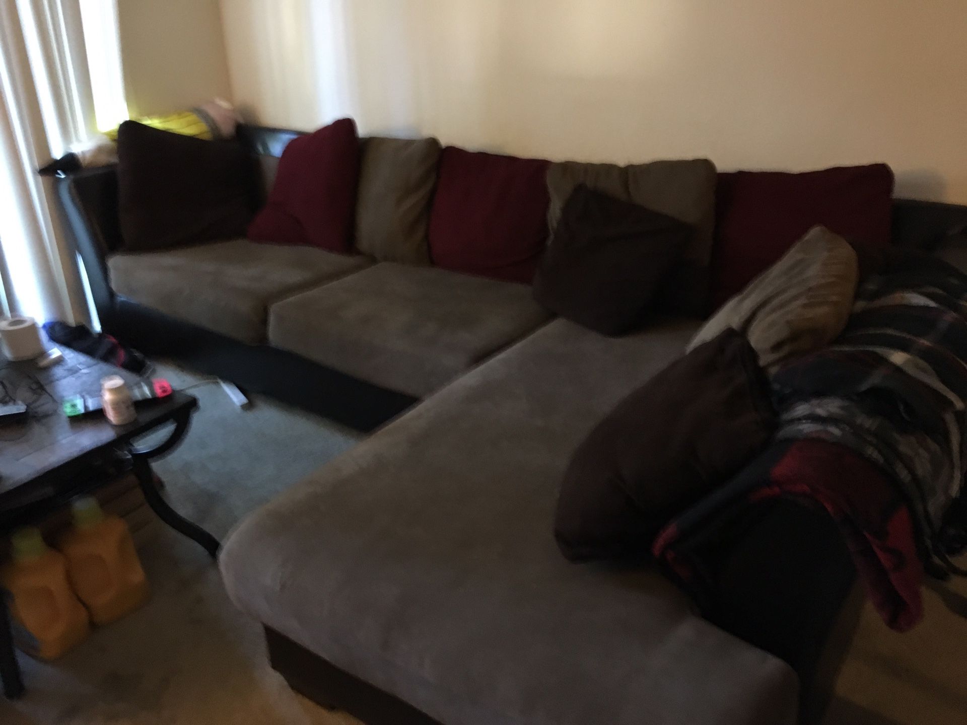 12 ft by 6ft sectional used couch.