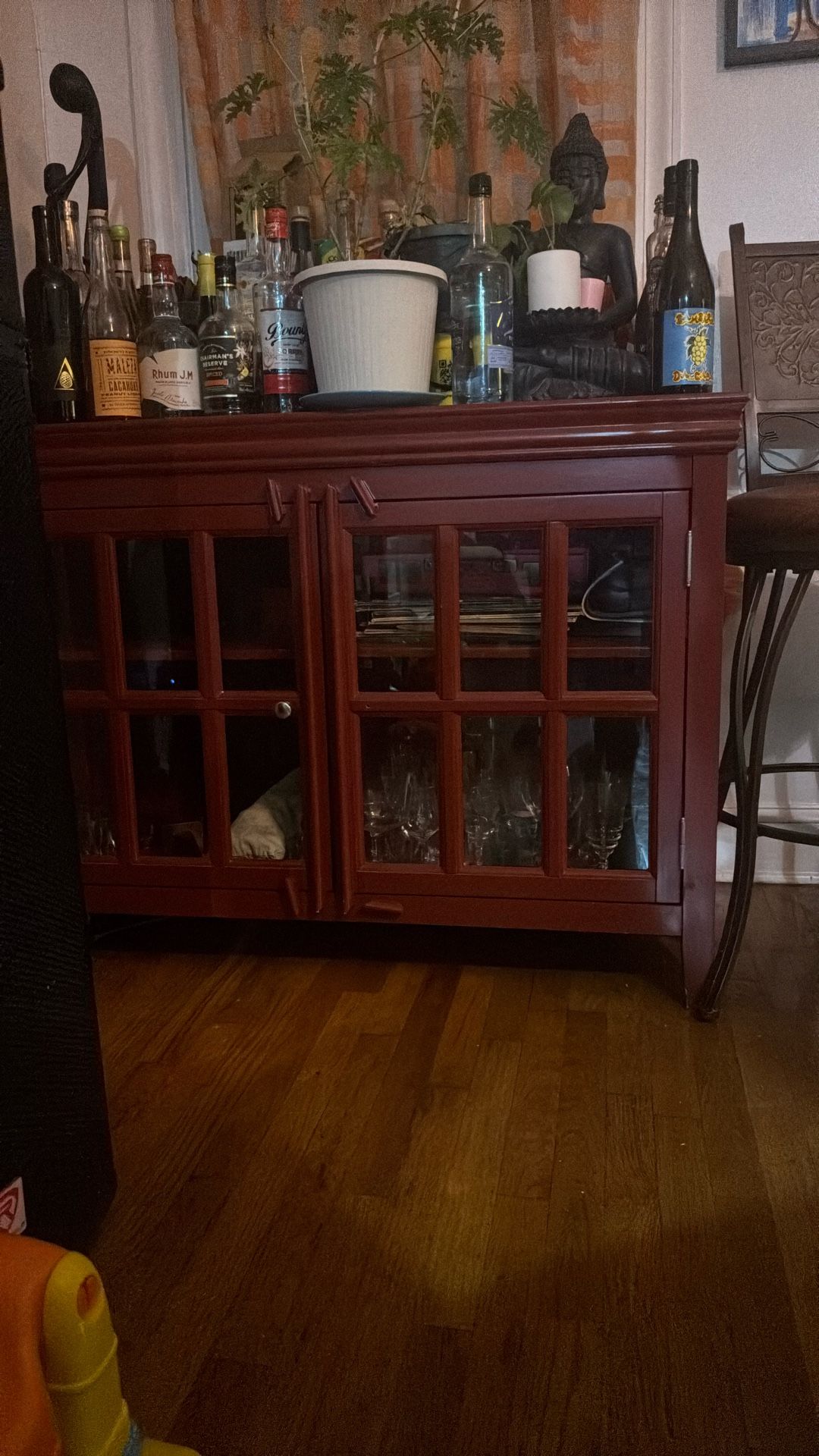 solid wood banquet cabinet