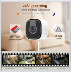Brand new—Indoor Security Camera with 24/7 Recording