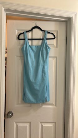 Light Blue Mini Bodycon Dress