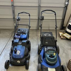 2 Grass Mowers Kobalt Lawn Mower