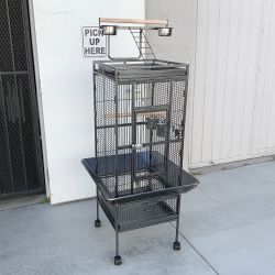 $130 (New) Large 61” parrot bird cages with rolling stand for cockatiels parrot parakeet lovebird finch 
