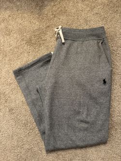 Gray Polo Sweats M