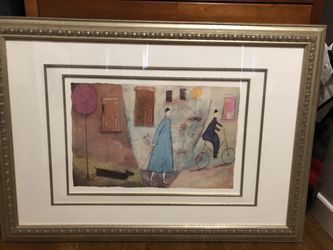 Paula McArdle シルクスクリーン　Dog and Bone 真作】ポーラ マッカードル/シルクスクリーン/Paula McArdle/サイン