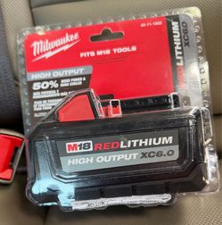 Milwaukee M18 18-Volt Lithium-Ion High Output Battery Pack 6.0Ah