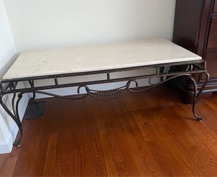 Marble coffee table. 46” long