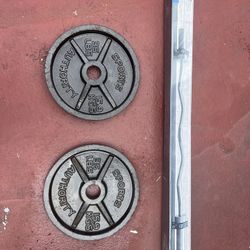 Olympic Curve Bar With 35x2 